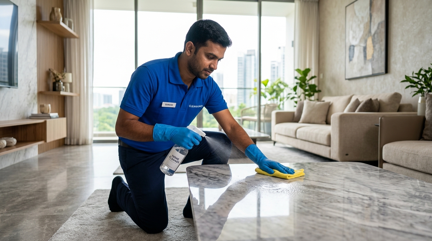 Spotless luxury home interior cleaned by SafaiSaarthi