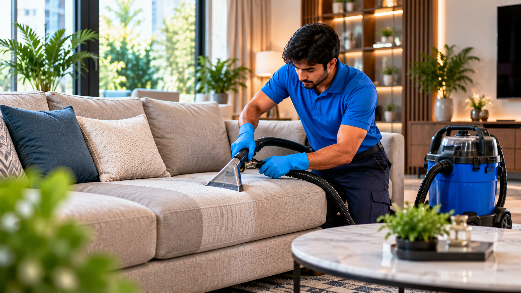 Sofa Shampooing & Upholstery Cleaning